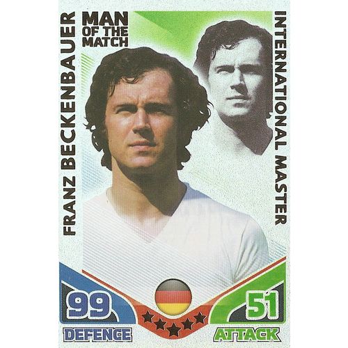 Match Attax - World Cup 2010: International Master MotM - Germany, Beckenbauer