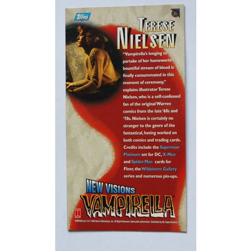 Vampirella Gallery Base Gold trading Card # 36 (A) - 1995 Topps Harris comics