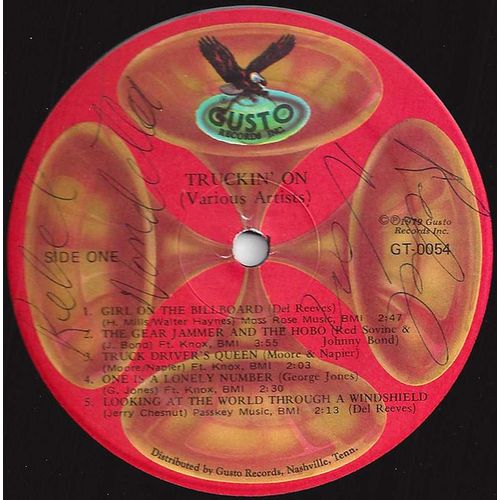 Gusto #GT-0054 "Truckin' On" - various artists