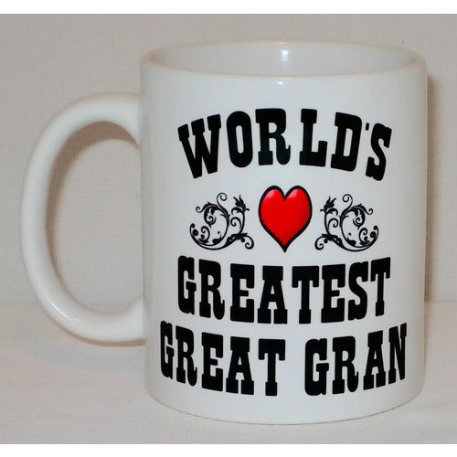 World's Greatest Relative Mug Can PERSONALISE Fathers Mothers Day Birthday Gift