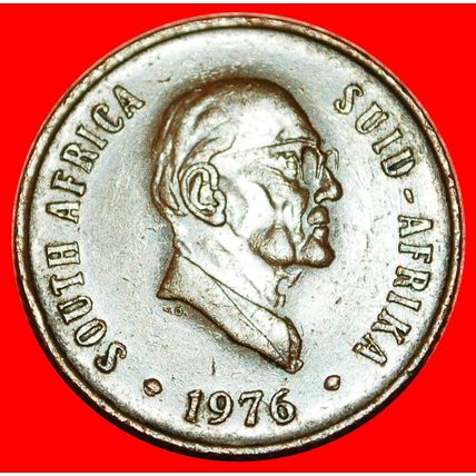 WILDEBEEST: SOUTH AFRICA ★ 2 CENTS 1976 Fouche (1968-1975)! LOW START★NO RESERVE
