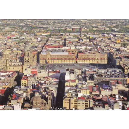 Mexico City Mexico Postcard posted 2012 creased