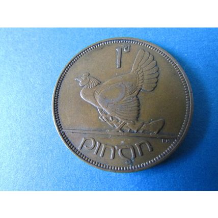 1928 IRELAND ONE PENNY FREE POST. (ebaa)