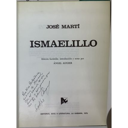 Ismaelillo, Jose Marti