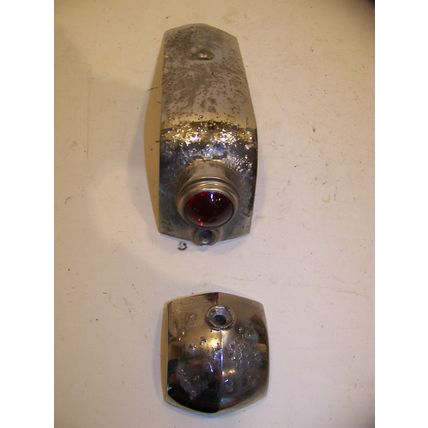 1940 CHRYSLER SEDAN LH TAILLIGHT TRIM #876915 & 876917 OEM