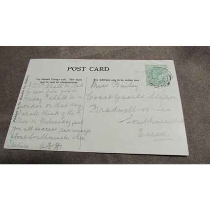 1906 fr Postcard -View from The West Pier @ Brighton, Sussex