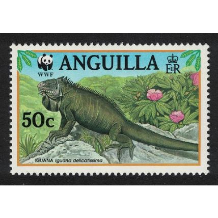 Anguilla WWF West Indian Iguana On rock 1997 MNH SG#1005 MI#989 Sc#968 b