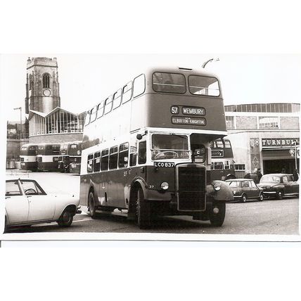 Black & White Photograph of Plymouth Corporation Transport - LCO 837