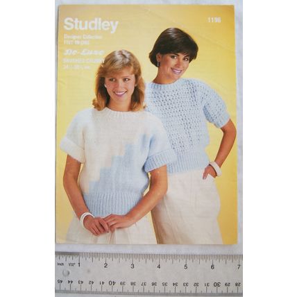 Vintage: Studley 1196 sweaters, brushed chunky, 87-98 cm