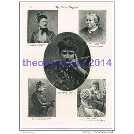 Famous Women, Aberdeen, Power Corby, Colin Campbell, Eugenie & Janotha, Book Il
