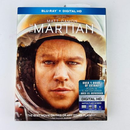 The Martian Blu-ray Disc Matt Damon, Jessica Chastain, Kristen Wiig