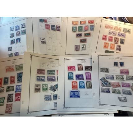 ICOLLECTZONE BOX LOTS & COLLECTIION Spain Scott Album (LG022)