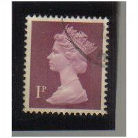 1971 GB 1P CRIMSON F/U SG X844