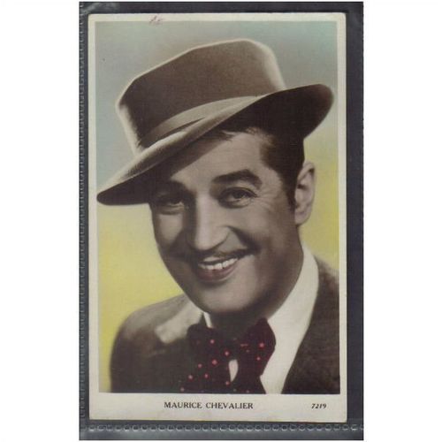 MAURICE CHEVALIER FILM STAR POSTCARD