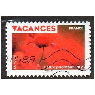 FRA 2009 (56c) 'VACANCES - POPPY' FINE USED (EBID11183)
