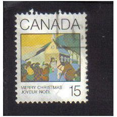 1980 canada christmas 15c f/u sg993