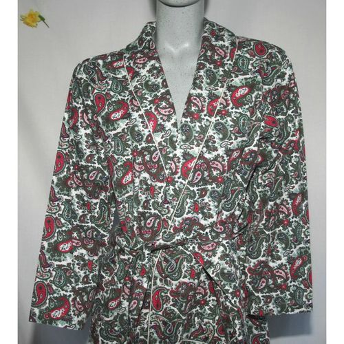 Mens Vintage Paisley Dressing Gown Empire Made