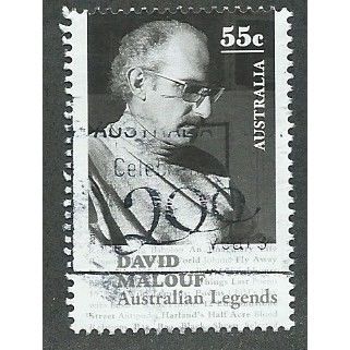 AUS 2010 55c 'LEGENDS -DAVID MALOUF ' FINE USED (EBID34-951)