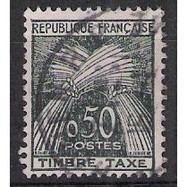 Po Mi 96: 50 c.blackish blue-green Postage Due Stamp: Wheatsheaves.