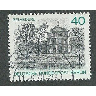 BERLIN - 1978 40pf 'BERLIN VIEWS -BELVEDERE ' FINE USED (EBID42-371)