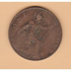 GB Penny 1918 F