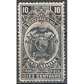Ecuador ( Equateur ) N° fiscaux postaux 161 YVERT OBLITERE ( USED )