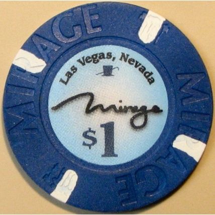 Mirage. $1 Casino Chip. Las Vegas, NV. Y27.