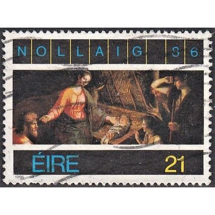 Ireland, 1986 21p Christmas, SG 654 (Scott #677), used