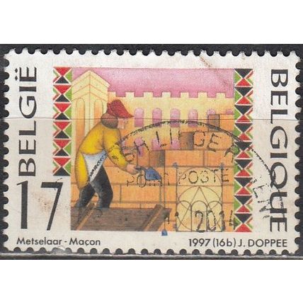 Belgique 1997 Michel 2774 O Cote (2008) 0.80 € Maçon Cachet rond
