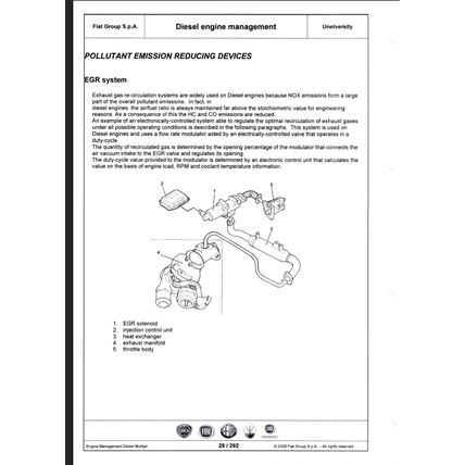 Fiat Diesel Engine Management Multijet Training Manual 2008 UNETVERSITY PDF