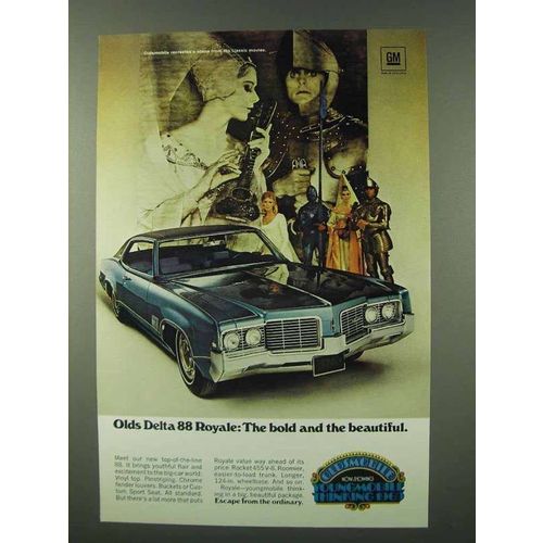 1969 Oldsmobile Delta 88 Royale Ad - Bold and Beautiful