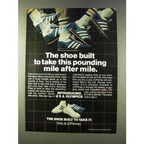 1979 JCPenney Adidas U.S.A. Olympics Shoes Ad