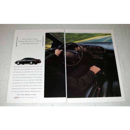 1995 Chevrolet Monte Carlo Car Ad - Personal Space
