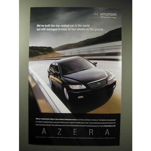 2006 Hyundai Azera Car Ad - Top-ranked in World