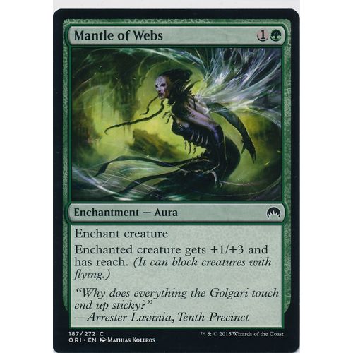 Magic the Gathering MTG Origins 187/272 Mantle of Webs