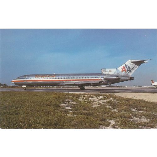 American Airlines Boeing B727 227 Civil Aircraft Postcard (A11862)