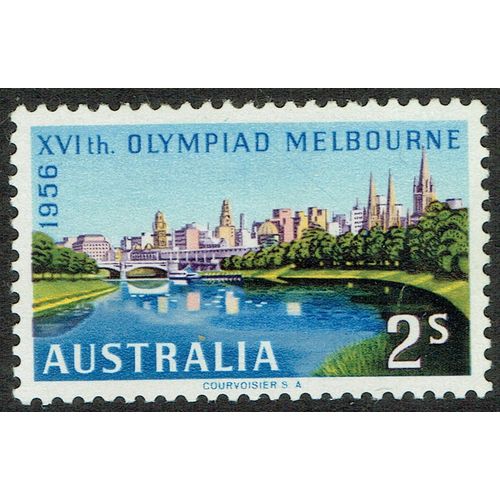 Australia 1956 Olympic Games Melbourne 2/- Multicoloured SG293 MM