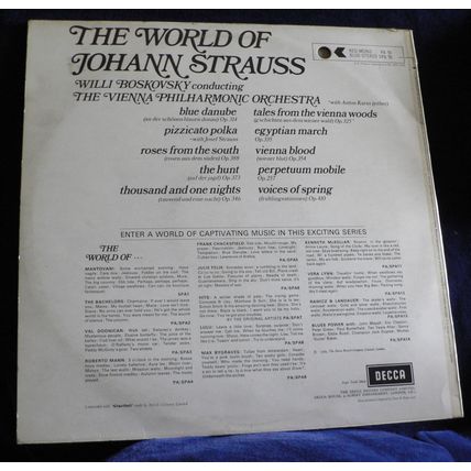 The World Of Johann Strauss - Vienna Philharmonic Orchestra - Decca