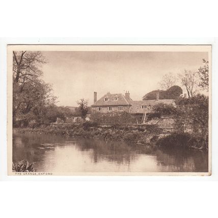 The Grange House Enford Postcard 1926 Wiltshire Local Publisher E K Bushell