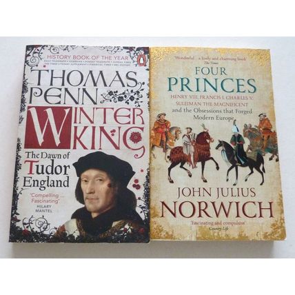 2 HISTORICAL NON-FICTION PAPERBACKS BY THOMAS PENN & JOHN JULIUS NORWICH