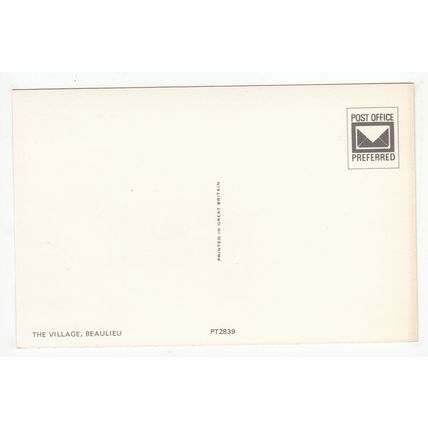 The Village Beaulieu Postcard Hampshire 2839