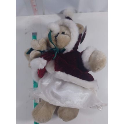2005 Starbucks: Christmas "Bearista" Girl Teddy Bear Plush Stuffed Toy