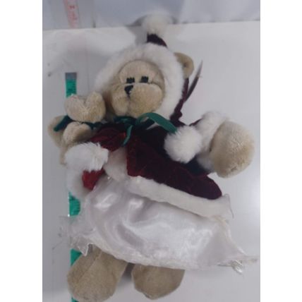 2005 Starbucks: Christmas "Bearista" Girl Teddy Bear Plush Stuffed Toy