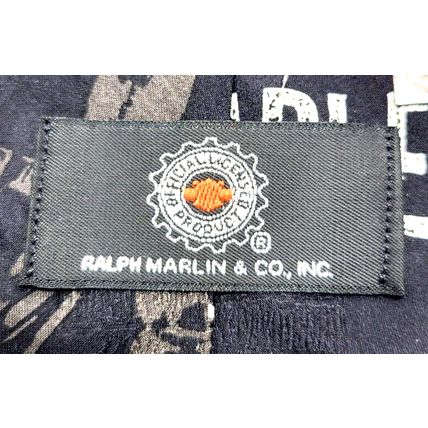 Men's Harley Davidson Silk Tie 57" Black, White, Grey, Yellow Ralph Marlin & Co.