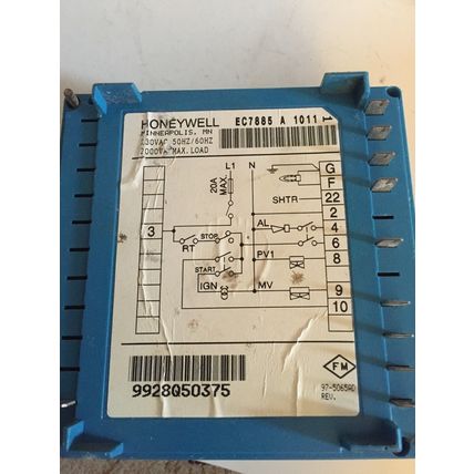 Honeywell Burner Control EC7885A1011 ,BI