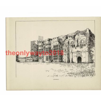 Cowdray, Sussex, Book Illustration (Print), 1903
