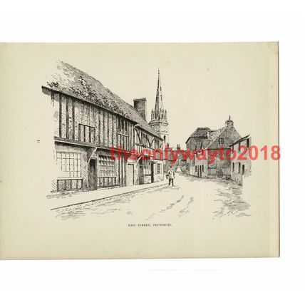 East Street, Petworth, Sussex, Book Illustration (Print), 1903