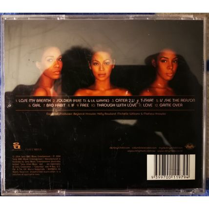 Destiny's Child Destiny Fulfilled CD Beyonce Kelly Rowland Michelle Williams
