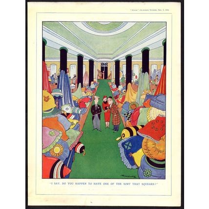 REAL TRAFFIC PROBLEM 1934 Fougasse PUNCH CARTOON PAGE