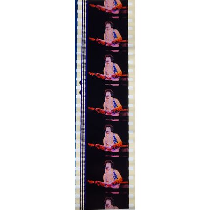 Jimi Hendrex. Pk MTP - b034h . 1 STRIP OF 5 - 35MM FILM CELLS. A very rare strip